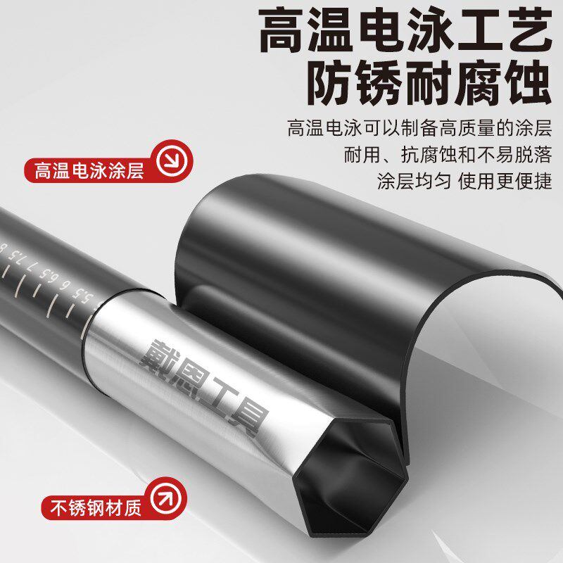 吊顶套筒神器14mm轻钢龙骨调平C专用工具大全扳手加长空心丝杆吊 - 图1