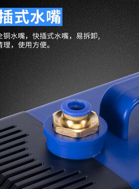 雕刻机水泵专用循环大流量潜水泵220v高扬程抽水泵小型主轴冷却泵