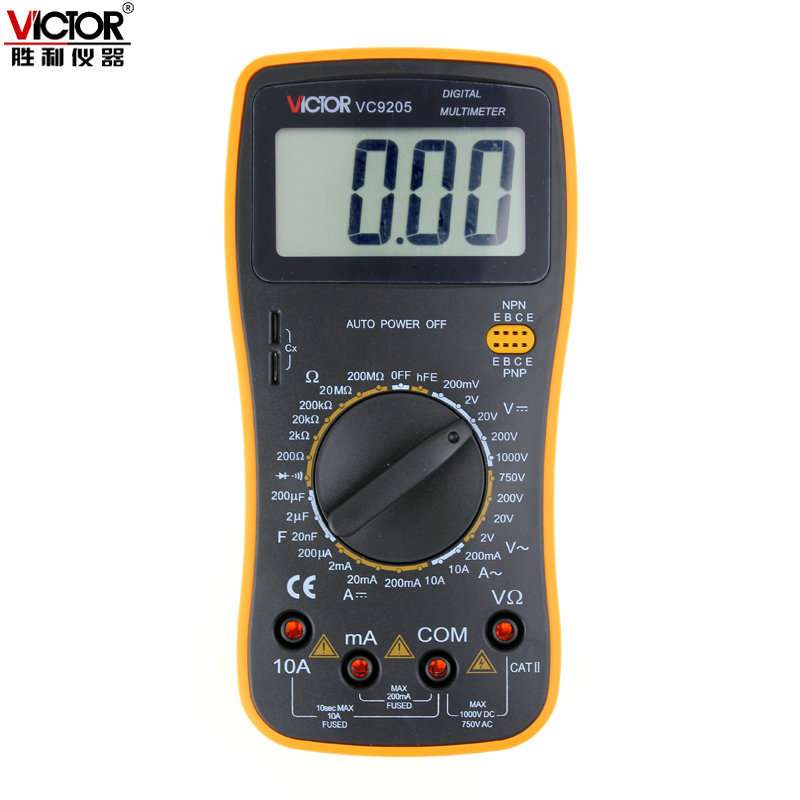 胜利VC9205数字万用表 电容测量 数显 多用表胜利万用表 - 图3