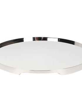 轻奢极简镜面不规则金属托盘摆件客厅餐桌收纳摆盘样板房卧室饰品