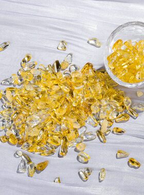 供佛宝石臧七用品宝石茶盘曼扎盘天然g装50宝石修曼黄水晶供精选