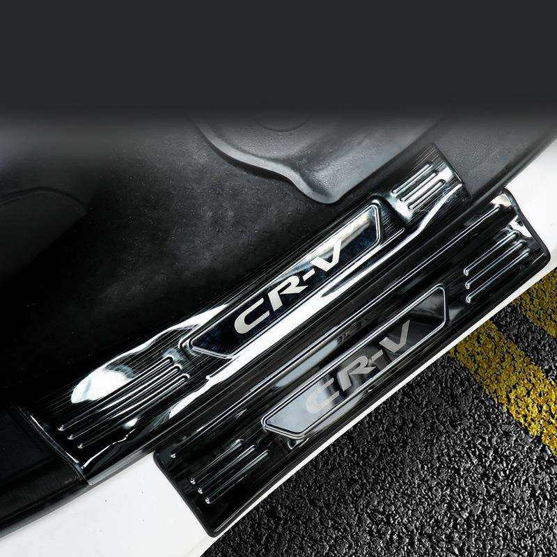 专用于17-21款CRV门槛条不锈钢黑钛迎宾踏板CR-V门槛保护板防刮,淘宝优惠券,粉丝福利购,淘宝优惠卷