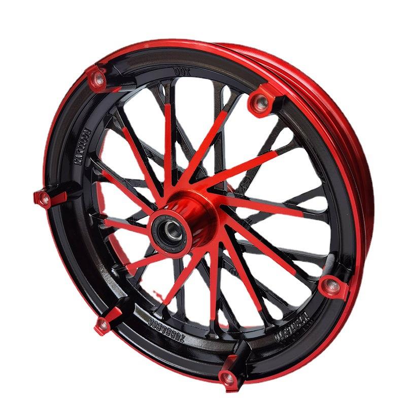 10寸反孔6孔12寸内卡改装小牛铝轮新款NS1小猴子M3战速M5轮毂 - 图0