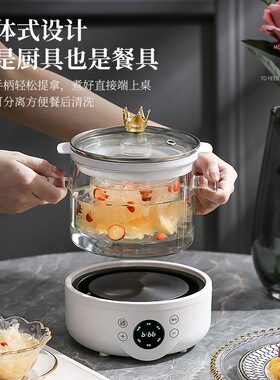 110V美规养生壶多功能办公室全自动玻璃煮茶器烧水壶养生杯花茶壶