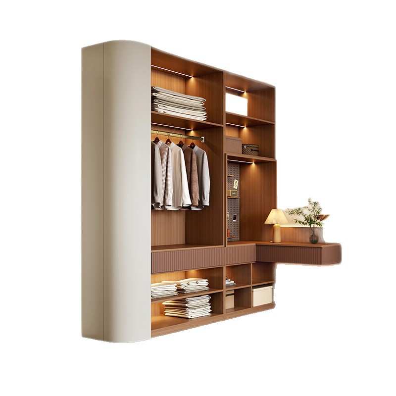 Airan Home Furnishings antique style whole house walk-in large wardrobe household bedroom overall cloakroom furniture wardrobe