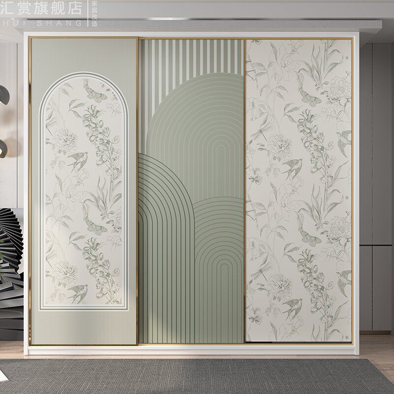 衣柜推拉门贴纸厨房门贴画装饰卫生间玻璃贴阳台移门电梯改造墙纸,淘宝优惠券,粉丝福利购,淘宝优惠卷
