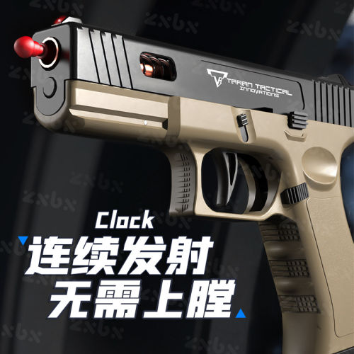 G17可拆卸组装连发射击反吹玩具枪空挂联动快拆尼龙 手枪手动模型 - 图0