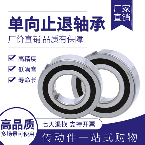 上海产精密单向轴承CSK8/10/12/15/17/20/25/30/35/40PP内外带槽 - 图0