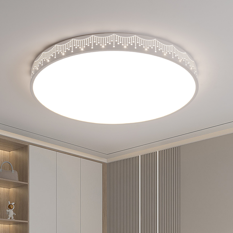 卧室灯现代简约大气2023新款吸顶灯房间灯儿童灯温馨智能LED灯具 - 图0