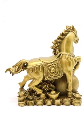 纯铜马摆件生肖马唐马家居客厅装饰品办公室工艺品招财开业礼品
