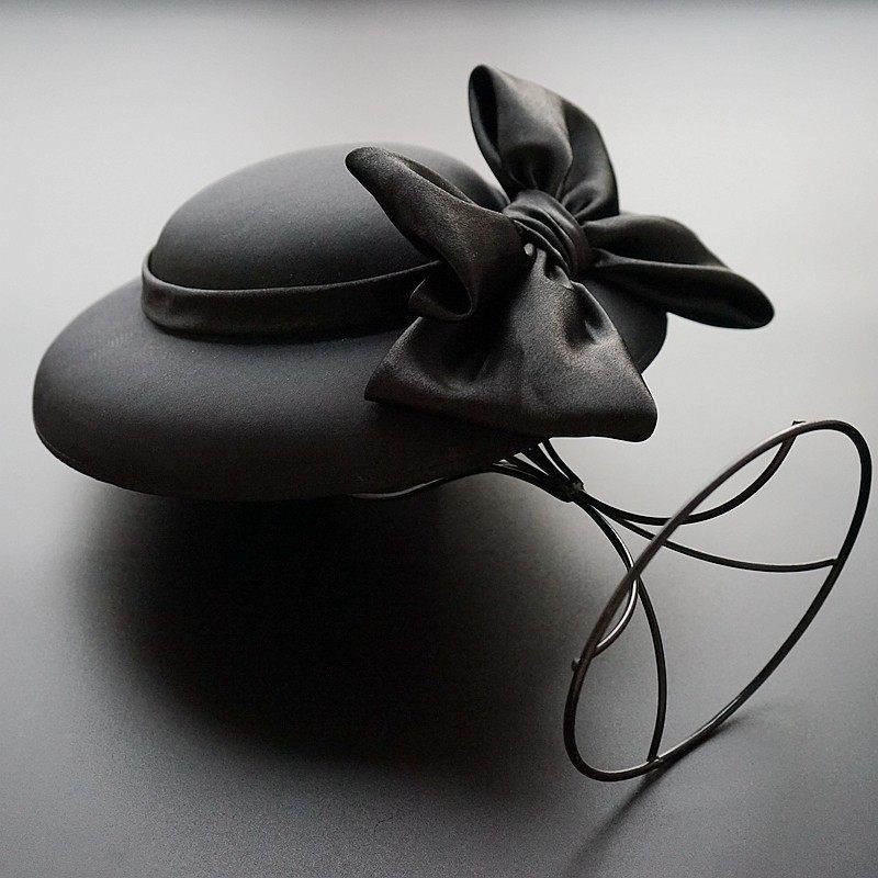 法式白色复古赫本风缎面礼帽女晚宴英伦夜上海旗袍礼服帽子头饰秋,淘宝优惠券,粉丝福利购,淘宝优惠卷