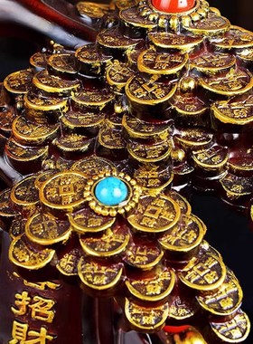 迎客招财迎客松摇钱树发财树摆件开店送礼开业礼品客厅公司店铺