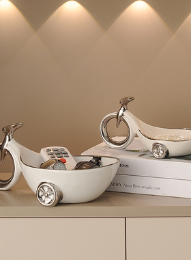 创意自行车钥匙收纳摆件进门入户玄关家居桌面装饰品乔迁新居礼品