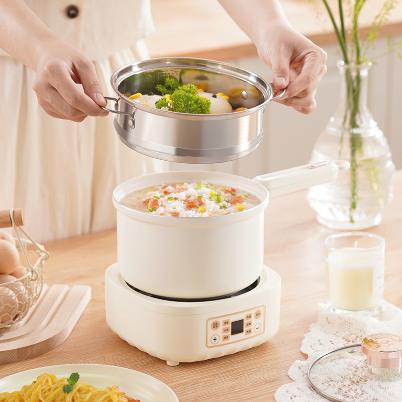 分体式电煮锅宿舍学生锅家用小电锅多功能奶锅煮Q面锅小火锅2一3 - 图2