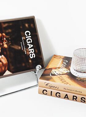 样板房CIGARS装饰极简雪茄摆件茶室书房桌面家居装饰品摆件道具书