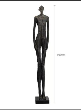 创意抽象人d物雕塑摆件售楼处酒店大堂大型玻璃钢落地装置艺术品