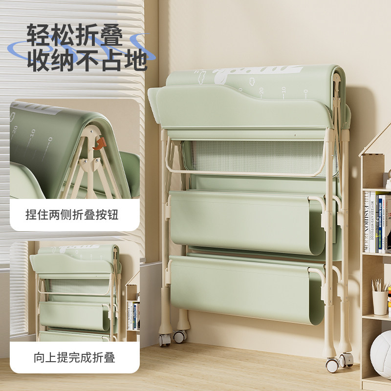 尿布台婴儿护理台洗澡一体可折叠升降抚触婴儿床二合一宝宝多功能,淘宝优惠券,粉丝福利购,淘宝优惠卷