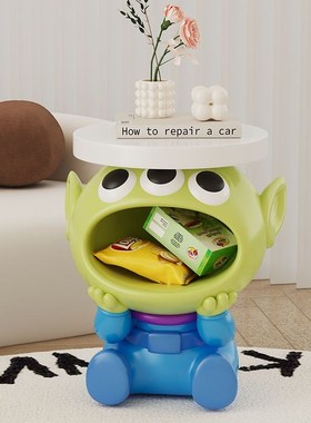 三眼仔网红钥匙茶几落地摆件玄关客厅卡通沙发收纳创意乔迁装饰品