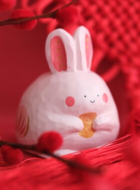 【大美术馆】十二生肖摆件2025蛇年礼物可爱小猪牛鸡桌面车载手办