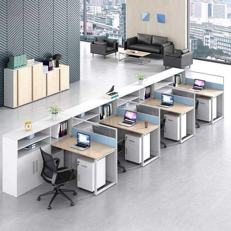 办公桌椅组合带折叠午休床员工桌办公室家具屏风职员桌卡座休息床,淘宝优惠券,粉丝福利购,淘宝优惠卷