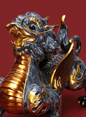 全懂桌面摆件招财貔貅玄关客厅办公室店铺开业工艺品