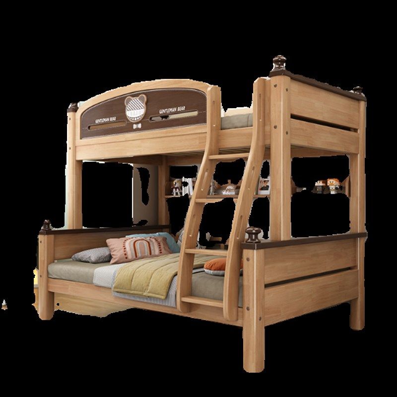 双层床上下床高低床大人多功能小户型儿童上下铺子母床全实木橡木,淘宝优惠券,粉丝福利购,淘宝优惠卷