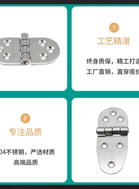 304不锈钢铰链CL238-1/2/3 翻板折叠合页工业平板重型合页五金