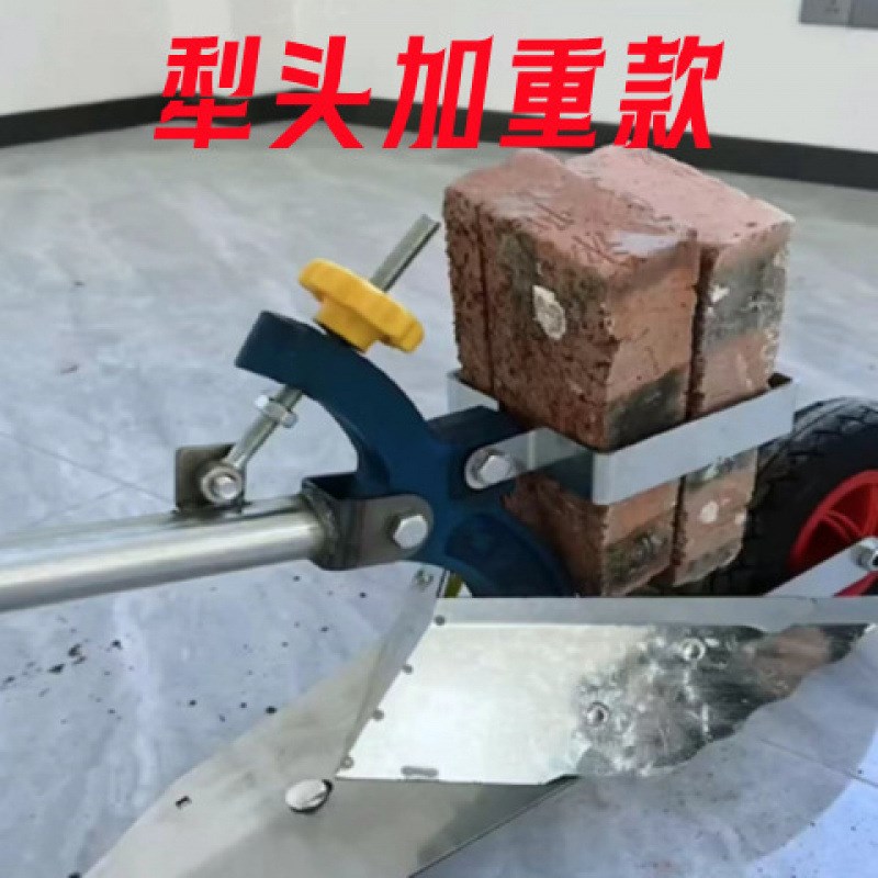 Hand-pulled plow, micro-tiller, share-type plow, rural farmer's manual plow, furrow plow, furrow opener, agricultural machinery
