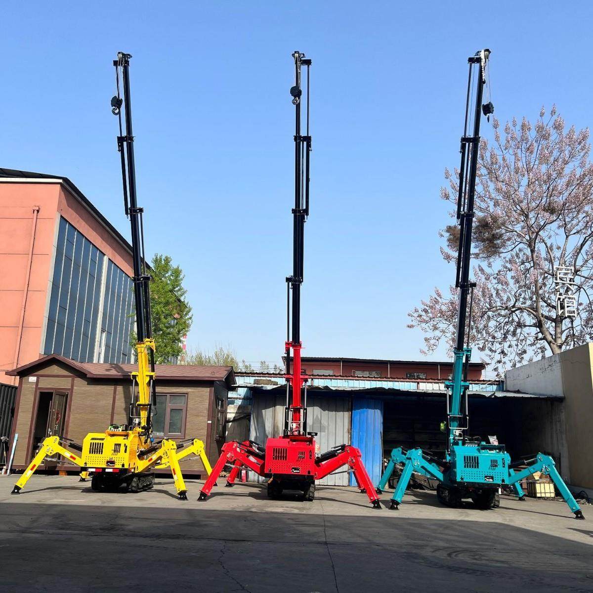 遥控操作蜘蛛吊支持一键调平油电两用可折叠狭小空间作业蜘蛛吊车,淘宝优惠券,粉丝福利购,淘宝优惠卷