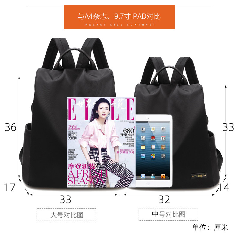 双肩背包女防盗双肩包2021新款出差旅行包书包防水背包女夏季轻便,淘宝优惠券,粉丝福利购,淘宝优惠卷