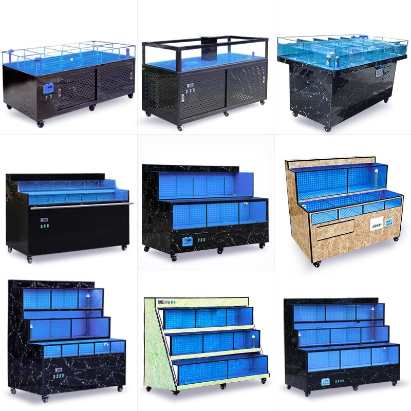 海鲜鱼缸制冷循环一体商用海鲜贝类池生鲜超市酒店饭店卖鱼专用缸,淘宝优惠券,粉丝福利购,淘宝优惠卷