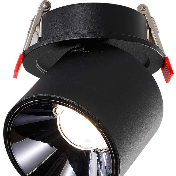 Embedded spotlight led ceiling light 7cm9cm Nordic living room ceiling universal adjustable cob downlight track spotlight