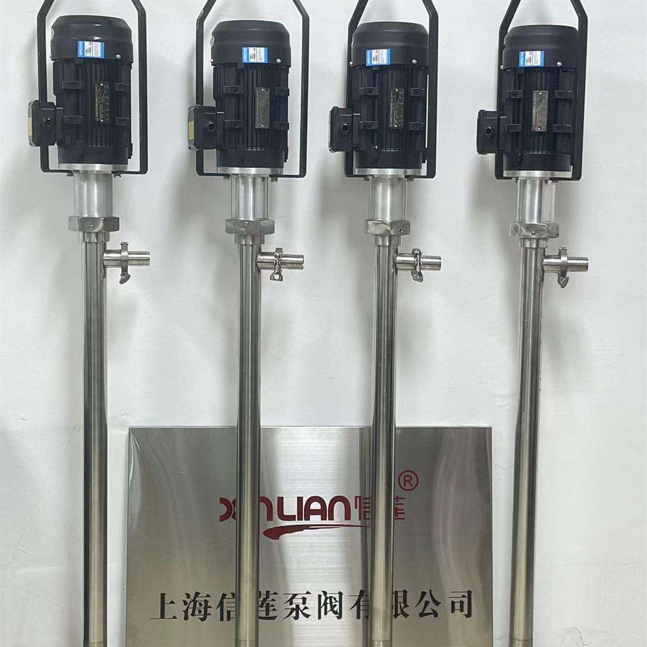 HP-EX2-V+100HV-1000螺杆式电动插桶泵甘油泵立式泵高粘度螺杆泵 - 图1