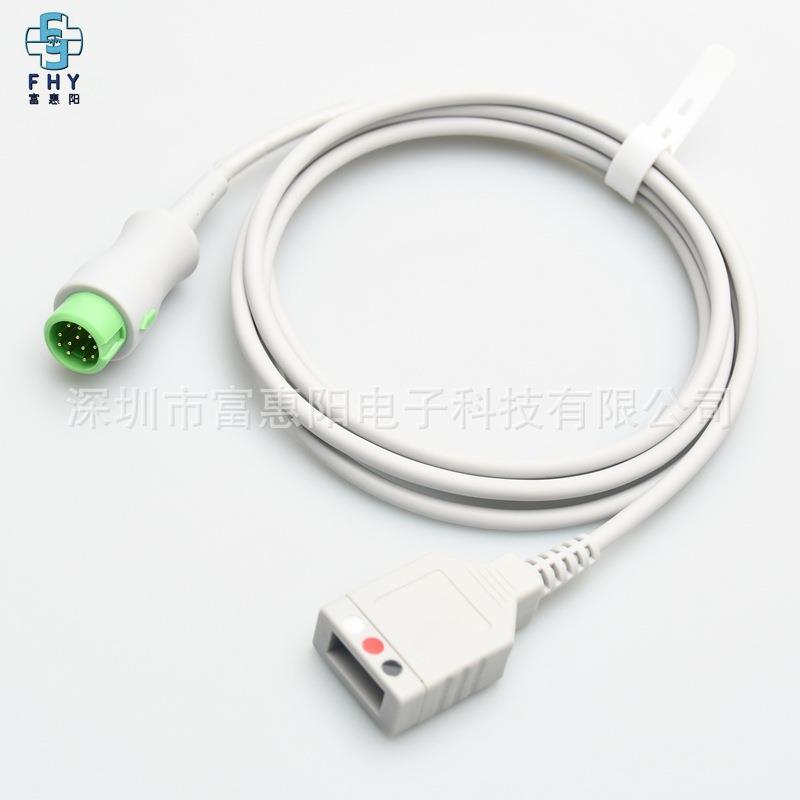 厂家直销心电导联线T5/D6/IPM8/UMEC8/IMEC10监护仪3导心电主电缆 - 图3