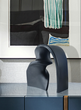 艺术抽象摆件创意现代简约办公室客厅电H视柜酒柜样板房软装装饰