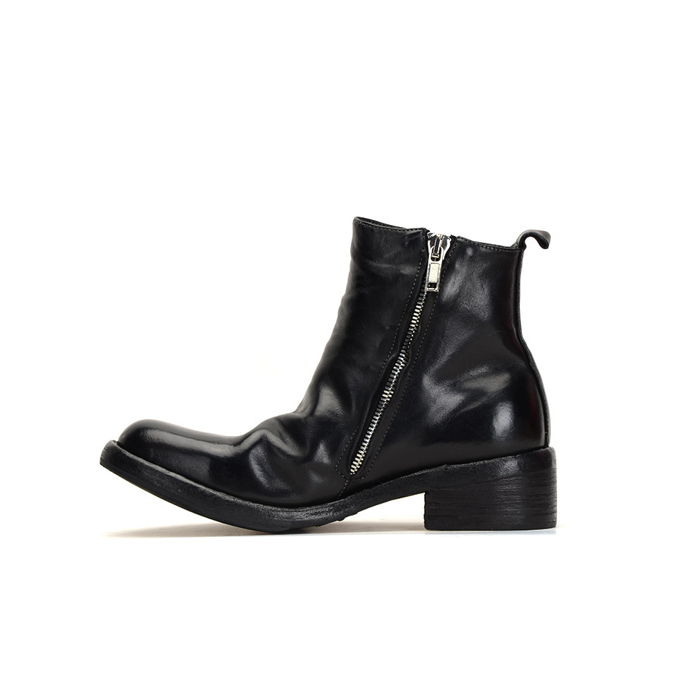 Fashanya Goodyear handmade horse leather shoes Chelsea boots