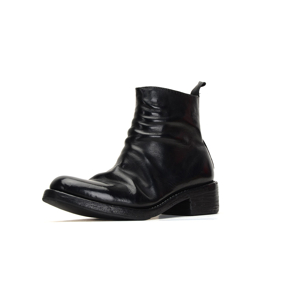 Fashanya Goodyear handmade horse leather shoes Chelsea boots