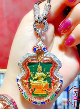 泰国原版佛牌链s925保色不掉色蜡绳防汗佛牌挂绳S多挂快拆扣吊坠