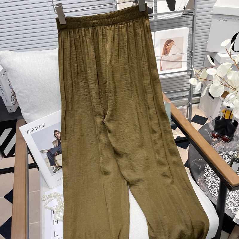 胡子叔大码夏季薄款裤子女胖mm松紧腰宽松束脚休闲洋气防晒灯笼裤,淘宝优惠券,粉丝福利购,淘宝优惠卷