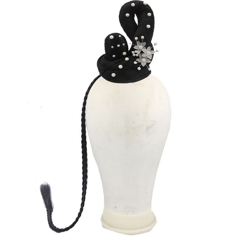 新款古典舞水涧嬉中国舞演出发鬓民族风舞蹈中国舞艺考假发头饰,淘宝优惠券,粉丝福利购,淘宝优惠卷