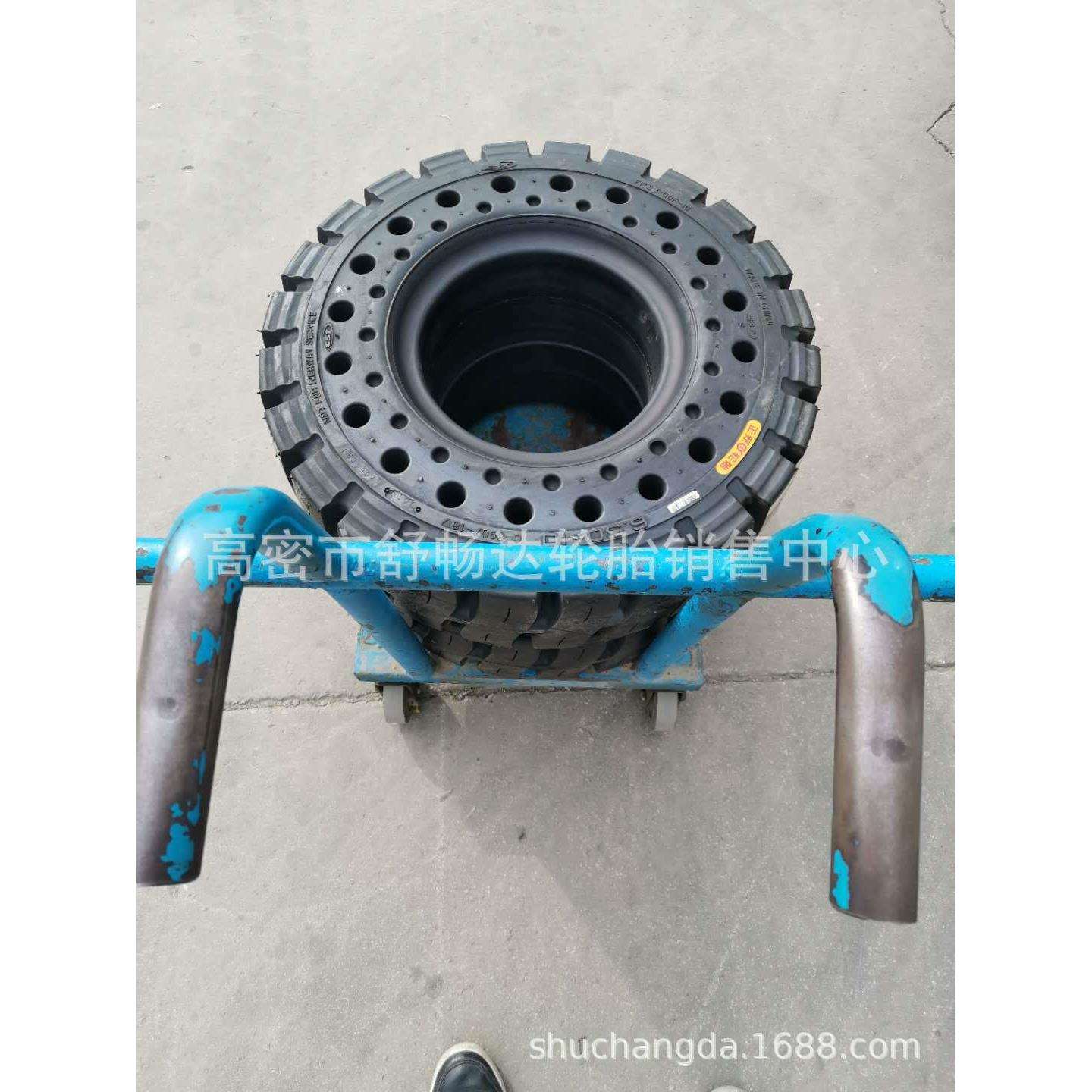 销售650-10正新实心轮胎带孔6.50-10充气28X9-15实心充气可带钢圈 - 图0