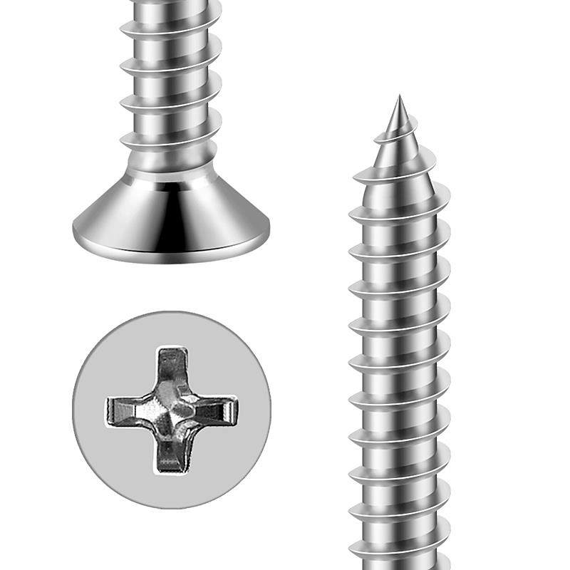 304不锈钢自攻螺丝M3 平头十字木螺丝M4加长M3.5沉头M5加粗M6螺钉,淘宝优惠券,粉丝福利购,淘宝优惠卷