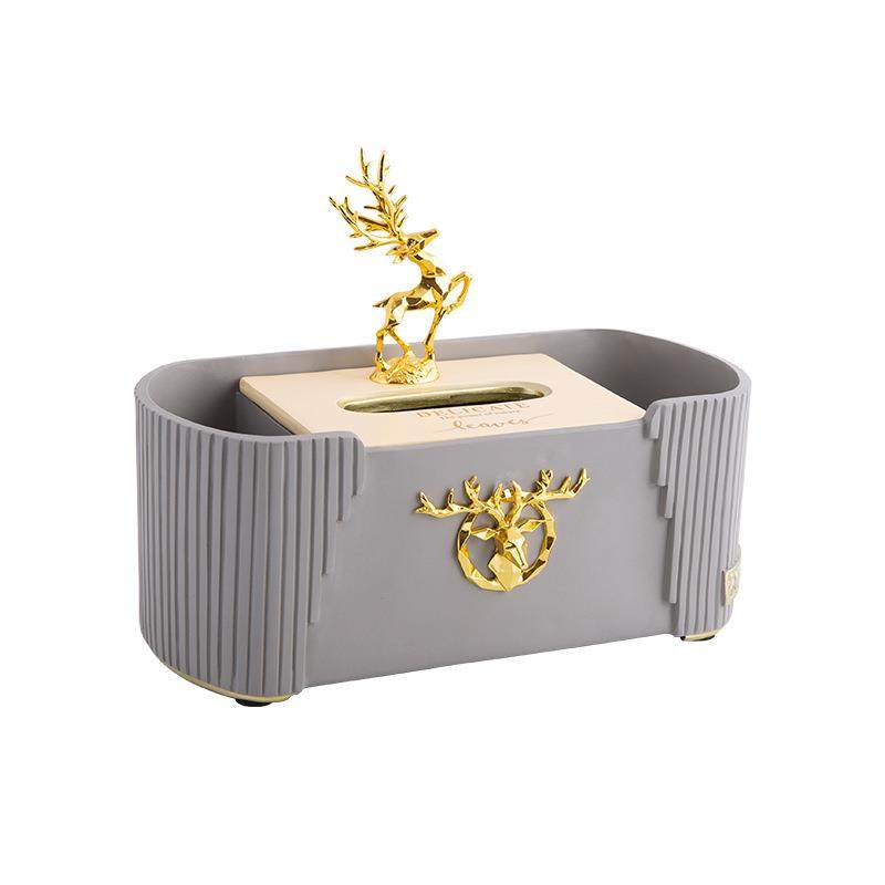 北欧创意家用桌面纸巾盒餐桌抽纸盒轻奢风客厅茶几收纳盒套装摆件,淘宝优惠券,粉丝福利购,淘宝优惠卷