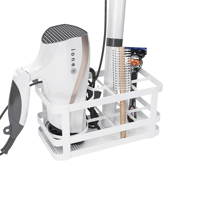 吹风机置物架免打孔桌面牙刷一体式收纳层架洗漱台分类放电吹风机,淘宝优惠券,粉丝福利购,淘宝优惠卷
