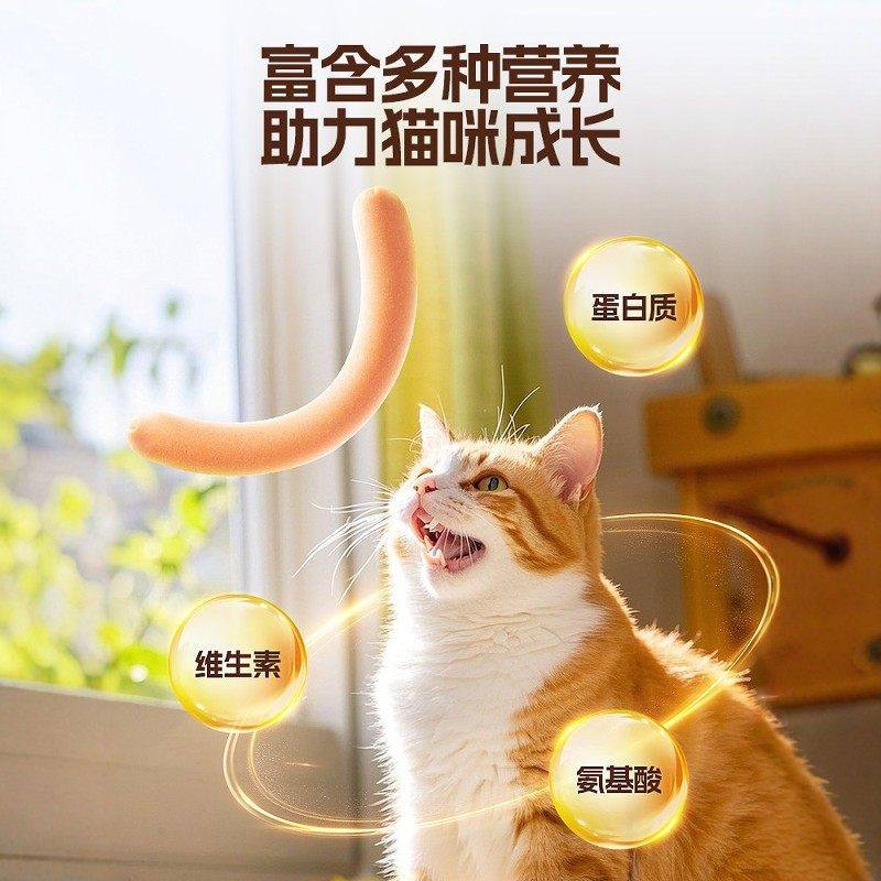 猫咪火腿肠成猫幼猫专用吃的香肠肉肠奖励零食补充营养拌粮磨牙棒,淘宝优惠券,粉丝福利购,淘宝优惠卷