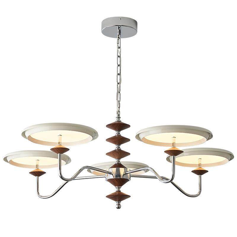 法式奶油风客厅吊灯中古风星轨吊链卧室灯护眼大厅主灯飞碟餐厅灯,淘宝优惠券,粉丝福利购,淘宝优惠卷