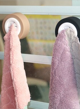 免打孔毛巾挂钩孔塞壁挂毛巾挂架浴室卫生间厨房抹布架洗碗布挂钩