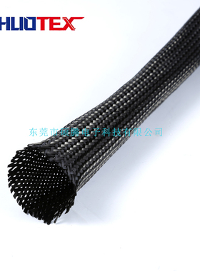 碳纤维管2MM-40MM耐高温650度编织网管电线保护套管高强度保护套