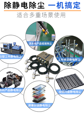 除静电离子风嘴自动除尘风枪头涂装喷油工业静电消除器蛇形喷吹咀