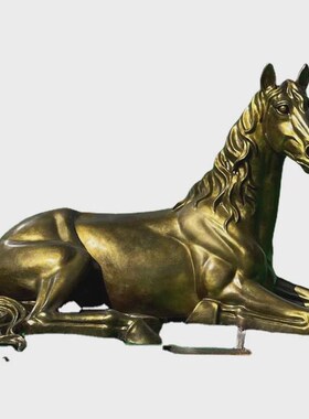 户外大型仿真马雕塑奔马抬头马仿铜马雕塑玻璃钢马雕塑厂家